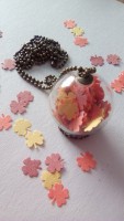 Collar de treboles otoñales